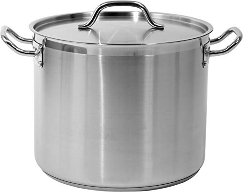 Yato yg-00005 – Deep Stockpot W/Lid SS 32 x 26 cm 20,9l