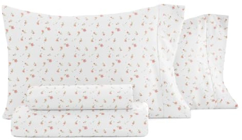 Linen Market 4-teiliges Queen-Bettwäsche-Set (rosa Blumenmuster) – Schlafen Sie Besser als je zuvor mit diesen ultraweichen und kühlenden Bettlaken für Ihr Queen-Size-Bett, Tiefe Taschen, passend für