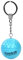 F Fityle Cadeau de Porte-clés Para Golf pour Les Golfeurs en Caoutchouc Synthétique avec des Balles de Couleur, Bleu, 42.67mm