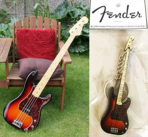 Porte-clés Guitare Basse Fender Precision Sunburst Pickguard