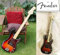 Keychain Guitar Bass Fender Precision Sunburst (Schildkröte Pickguard)