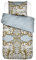 ESSENZA Bettwäsche Georgina Ornamente Blumen Blüten Blätter Wendeoptik Baumwollsatin, Größe:135 cm x 200 cm, Farbe:Hellblau