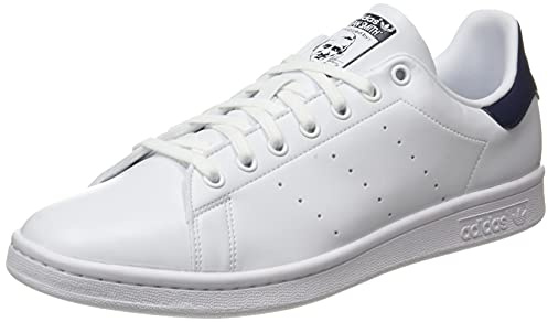 adidas Originals Men's Stan Smith Gymnastics Shoe, FTWR White FTWR White Collegiate Navy, 7.5