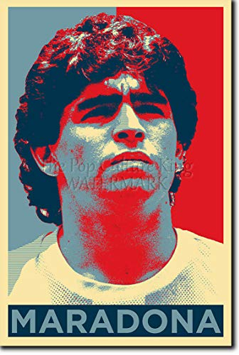 TNND Diego Maradona Poster Garage Wanddekoration Metallschild Poster 20,3 x 30,5 cm