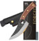 XYJ Full Tang 6 Inch Boning Fillet Knife Outdoor Fishing Cooking Steak Knife with Carry Sheath High Carbon Steel Blade Comfortable Grip