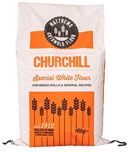 Matthews Cotswold Churchill Premium White Bread Flour - 16kg Bag (Single Sack)