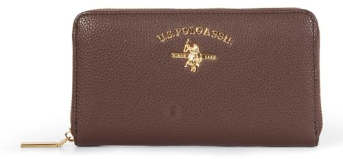 U.S. POLO ASSN. Geldbörse Stanford Zip Around Wallet Brown braun