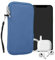 kwmobile Handytasche für Smartphones XL - 6,7/6,8 - Neopren Handy Hülle Azurblau - Handy Tasche 17,2 x 8,4 cm Innenmaße