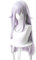WHBHD Super Mario Odyssey Boosette King Boo Prinzessin Silber Lange Cosplay Hitzebeständige synthetische Haarsparty + Perücke Kappe Halloween