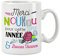 Nounou ; Merci pour cette super année. Cadeau fin d'année scolaire. Mug pour maître, maîtresse, atsem et nounou au choix. Cadeau original. Prix mini. Haute qualité 11oz - 320 ML (NOUNOU)
