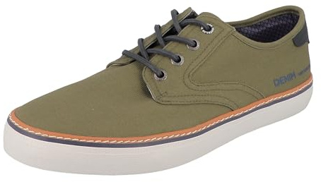TOM TAILOR Schnürhalbschuhe für Herren, Farbe:Khaki, Größe:43