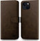 SUANPOT for iPhone 14 Plus 6.7 Genuine Leather Wallet case 【RFID Blocking】【4 Credit Card Holder】【Real Leather】 Flip Folio Book Phone case Protective Cover Women Men for Apple 14Plus 5G case Brown