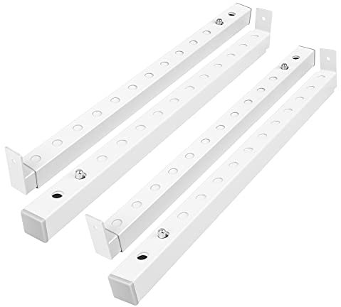 Verstellbare Fenster-Sicherheitsstangen (Stahl), Fensterschlösser, Sicherheitsstangen im Inneren zur Vermeidung von Einbruch, Fenstersicherheitsstangen ausziehbar von 41,74 cm. Stück)