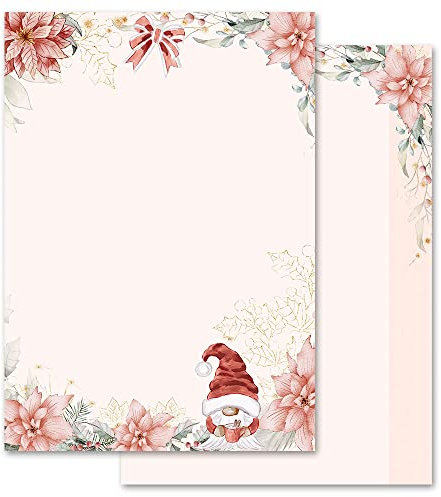 50 Blatt Briefpapier Weihnachtsbriefpapier WEIHNACHTSMÄRCHEN Weihnachten - DIN A4 Format
