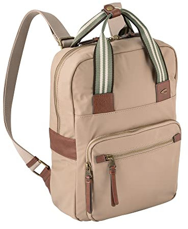 camel active Bari Damen City Rucksack Backpack, 14 L Beige