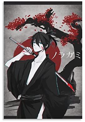 Noragami Yato Anime Poster Dekorative Malerei Leinwand Wandkunst Wohnzimmer Poster Schlafzimmer Malerei, Leinwand Kunst Poster Und Wandkunst Bilddruck Moderne Familienzimmer Dekor 24x36inch(60x90cm)