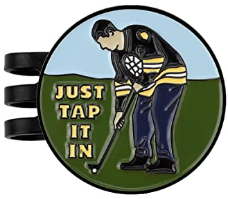 LUTER Magnetic Golf Hat Clip, Golf Ball Marker Metal Golf Ball Marker Hat Clip Magnet Golf Ball Marker Tool Funny Golf Accessories for Men Women Golfers (Style A)