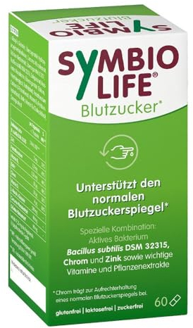 Symbiolife Blutzucker Bakterienstämme U.chrom Kapseln 60 stk