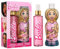 Barbie Baume de douche 400 ml et spray pour le corps 200 ml - Kit de soin pour enfants au parfum doux - Doux pour la peau et testé dermatologiquement - Coffret cadeau pour fille