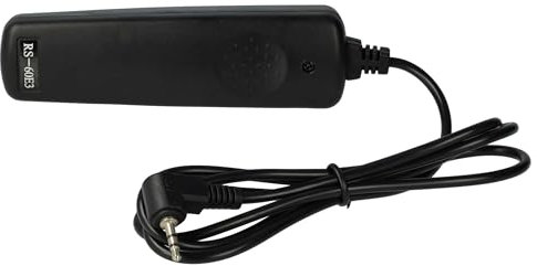 vhbw 1x Fernauslöser Fernbedienung Kabel kompatibel mit Pentax K20D, K-3, K-7, K200D, K110D, K-m Kamera, 1 m, 2-stufige Auslösefunktion