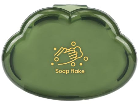 Docolor seifenblätter für unterwegs-50 Mini Seifenblätter,Reise Seife Tragbare,Mini Papierseife Reiseseifenblätter,Papier Seife,für Abenteuer Camping, Outdoor, Reisen.(Grün)