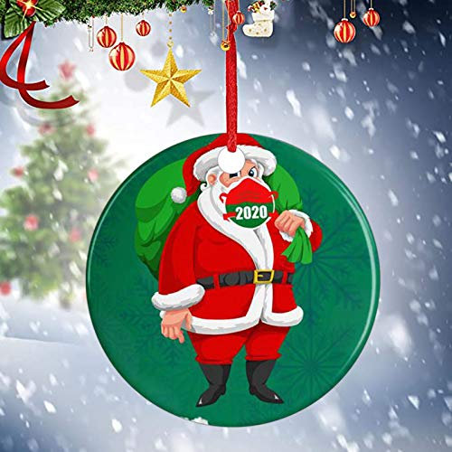 Weihnachtskugel-Verkauf 2020 Weihnachtsschmuck, Masken-Souvenir, Baumschmuck für Weihnachtsbaum, Party-Dekoration, Weihnachtsdekoration