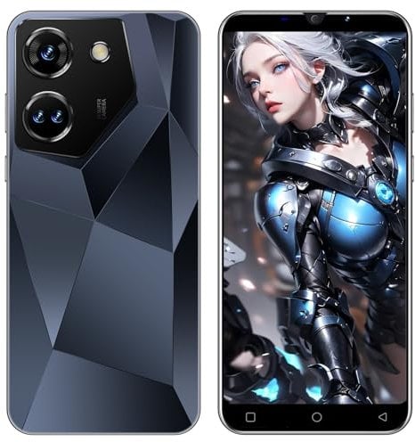 JtQtJ Mobile Phone of the Day Offer, 5.0 IPS Display, 2G Dual SIM, 16GB ROM, Dual Cameras, Support:Wifi,GPS,Bluetooth,Face ID Smart Phone (C20Pro-Black)