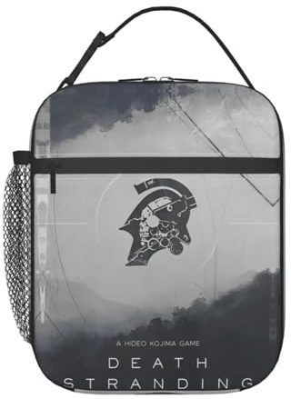 TFDGDGH Isolierte Lunchtasche Death Stranding Videospiel Produkt PC Gamer Food Box Harajuku Thermal Cooler Bento Box Für Reisen