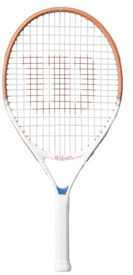 Wilson Roland-Garros 2026 Elite Jr 25 Tennisschläger, Leicht & einfach zu manövrieren, Mit Halbhülle zum Schutz des Schlägers