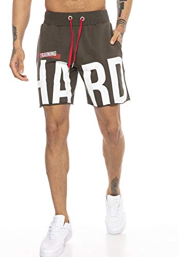 Redbridge Premium Shorts Trainingshose kurz Jogginghose Sporthose Khaki XL