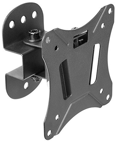 RICOO Monitor Halterung Wandhalterung Bildschirmhalterung Monitorhalterung für 13-27 Zoll Flach Monitorarm Schwenkbar Neigbar S7111 Computer Curved PC Bildschirm Wand-Halter VESA 75 x 75 100 x 100 mm