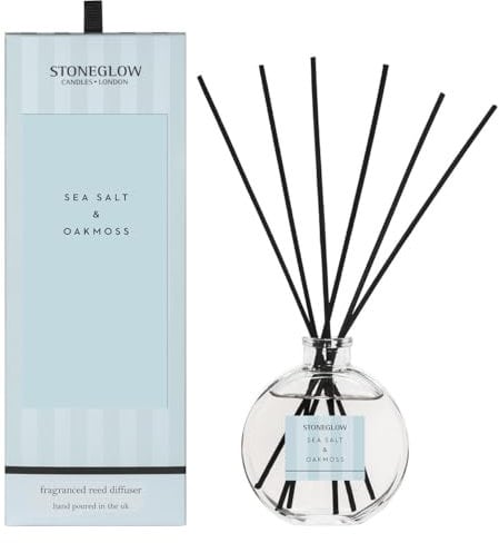 Stoneglow Modern Classics - Sea Salt & Oakmoss - Scented Reed Diffuser 120ml