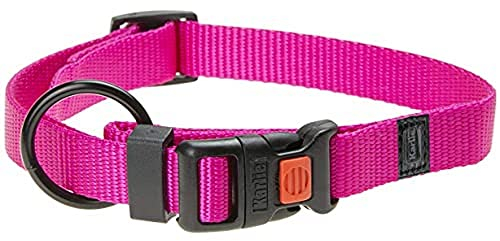 Karlie Art Sportiv Plus Halsband verstellbar neue universal Farben Mix and Match L: 30 - 45 cm B: 15 mm S pink