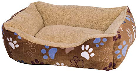 Nobby Komfortbett eckig Classic Lissi braun 60 x 50 x 18 cm