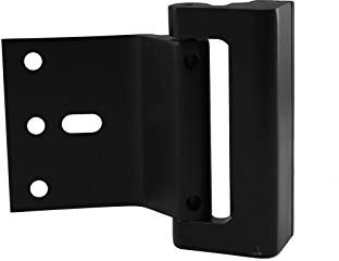 One Piece of Aluminum Alloy Security Door Lock Reinforcement Dead Bolt Child Safety Door Lock Oxidized Black Color