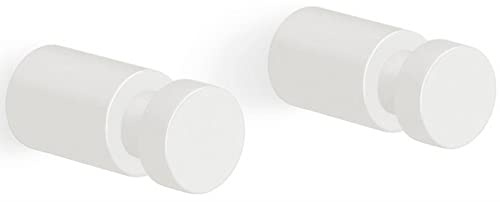 ZACK Aivo -Handtuchhaken um 2 Stück Ø1.9x4cm weiß