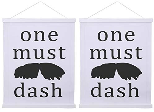 Sanauto Magnetischer A1-Poster-Aufhänger, heller Holzrahmen, Aufhänger für Foto, Leinwand, Kunst, große Größe, Wandkarte, Druck, Wandbehang (61 cm, Weiß, 2 Stück)