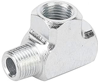 Medidor de presión del sensor de aceite y agua, racor de tubería en T de 1/8 y adaptador Racor de tubería en T tipo T de 1/8 en T de 3 vías para acceder a los sensores de presión de aceite y agua de e