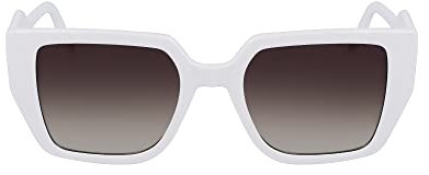 Karl Lagerfeld Women's KL6098S Sunglasses, White, Einheitsgröße