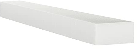 SEEBAUER living® Schaumstoffstreifen Light | RG26/40 | Matratzenverlängerung | Matratzenausgleich aus PU-Schaum | Formstabil und langlebig | 10 x 19 x 90 cm