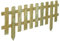 Gardeness Bordura staccionata in Legno per aiuole Inglese 110 X 45 cm Forest