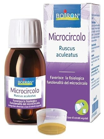 Estratti di Piante Ruscus Aculeatus Boiron - Integratore Alimentare Per Mircrocircolo, Gambe Pesanti e Gonfie e Circolazione.