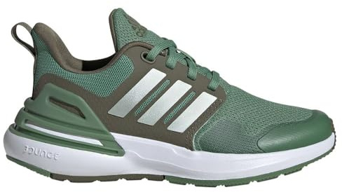 adidas Unisex Kinder RapidaSport Bounce Lace Shoes, preloved green / linen green / olive , 36 2/3 EU