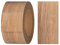 haggiy Kantenumleimer aus Melamin mit Schmelzkleber, 40 mm x 5 m | Umleimer zum Aufbügeln f. Regalbretter & Platten | Kantenband - Dekor: Wildeiche