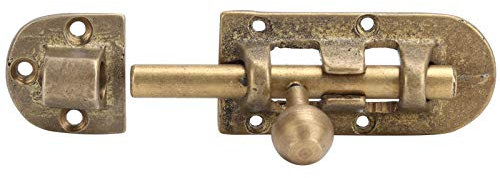 Loquet coulissant, verrou coulissant, loquet de porte en laiton vintage, outils de quincaillerie anti-corrosion pour portes en bois, portail, bureau à domicile