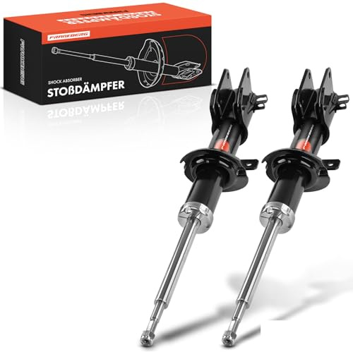 Frankberg 2x Amortisseur à gaz Avant Gauche Droite 607mm Pression de gaz | Compatible avec Vivaro Camionnette X83 Trafic II Bus JL Vivaro Break X82 Remplacer# 93860764