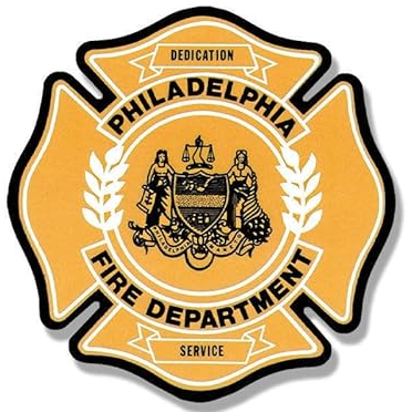 WildeBabsKLBT 11cm Hochwertiger Auto-Aufkleber Sticker Decal Autoaufkleber Aufkleber-Folie Wetterfest Philadelphia Fire Department Dept. Feuerwehr F1860