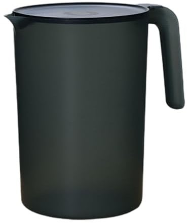 Amesor Pichet en Plastique, Pichet 2 Litre, Pichet d'eau avec Couvercle, Réutilisable Carafe À Eau avec Poignée, Pichet Plastique pour Réfrigérateur, Pichet À Jus, Pichet À Boisson, Pichet À Thé