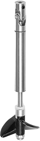 BORDSTRACT Arbre D'entraînement Modèle, Ensemble d'arbre D'entraînement De Bateau RC en Acier Inoxydable De 4 Mm avec Joint Universel - Arbre L100 Mm, Manchon L50 Mm, Hélice D36 Mm