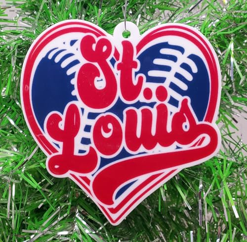 St. Louis Baseball-Herz Ornament